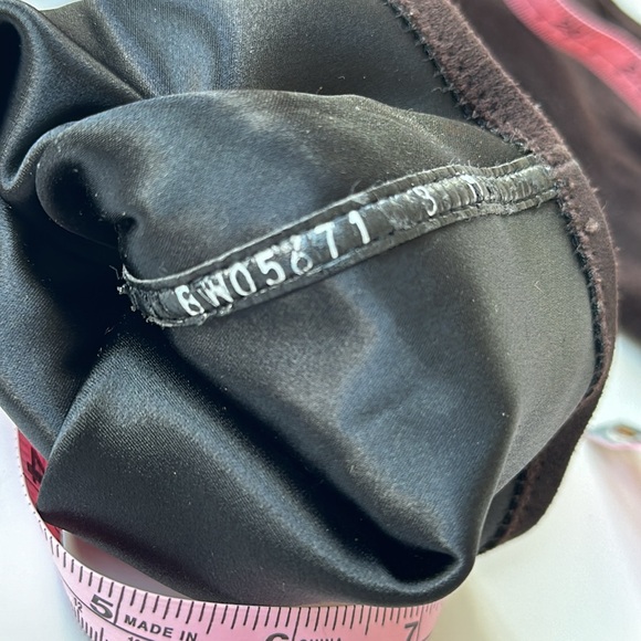 Stuart Weitzman Brown Suede Stiletto Sock Boot Sz 8 - Picture 13 of 14